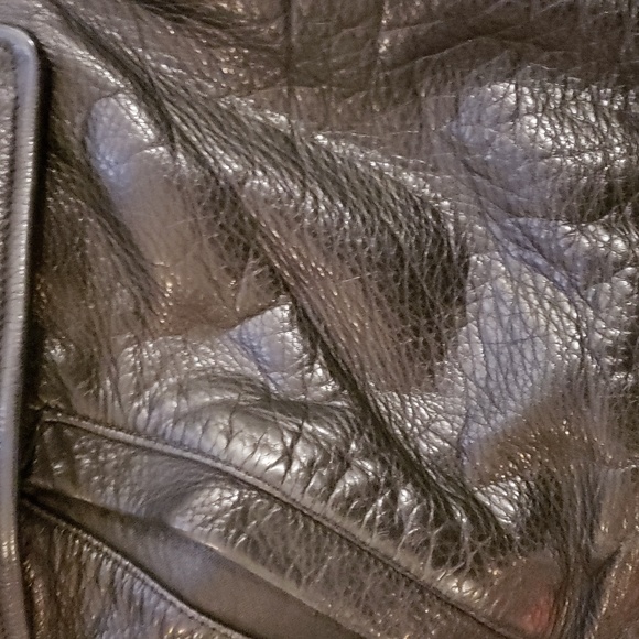 A black stone Ridge leather jacket. Size Large - Picture 3 of 8